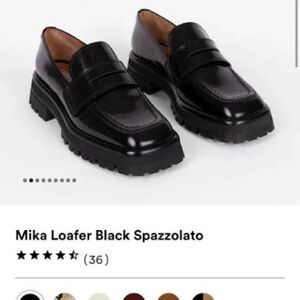 Labucq Black Mika Spazzolato Loafers